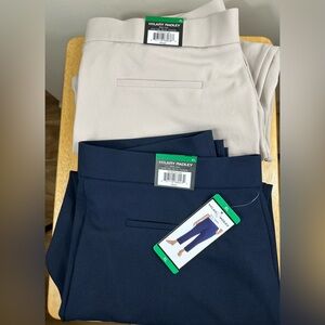 HILARY‎ RADLEY Pull On Pants Women’s XL BUNDLE/2 Beige Navy Office Church Career